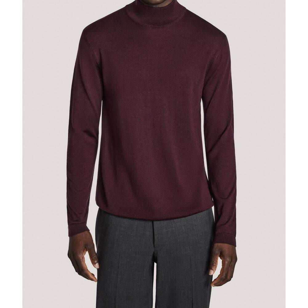 NEW JACK VICTOR men's long sleeve mock top in wine